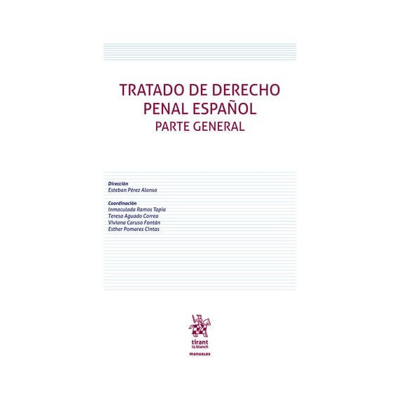 Tratado de Derecho Penal Espa�ol. Parte General   2026