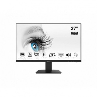 MSI MONITOR PRO MP273 E14A NEGRO HDMI/DP/5MS/144Hz/VESA