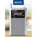 Radio Portátil Analógica AM/FM Gen-X FM-4401 Plata