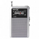 Radio Portátil Analógica AM/FM Gen-X FM-4401 Plata