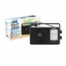 Radio Portátil Gen-X de Alta Sensibilidad con 3 Bandas AM/FM/SW, Bluetooth y USB