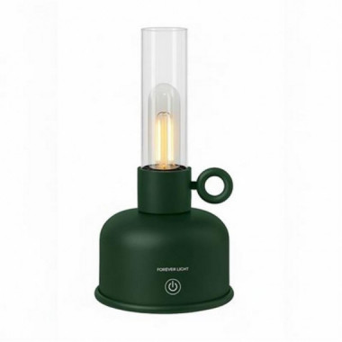 L&aacute;mpara de Aceite LED Vintage Verde Forever