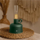Lámpara de Aceite LED Vintage Verde Forever