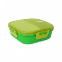 Fiambrera Thermosport Cuadrada con 3 Compartimentos