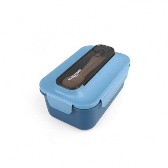 Fiambrera Porta Alimentos Rectangular Thermosport de 1.5L con 4 Compartimentos