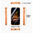 Mini Teléfono Móvil I17Pro Mini Naranja Android 8.1 Dual SIM 3G