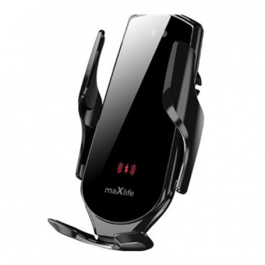 Soporte para Coche con Carga por Inducci&oacute;n Autom&aacute;tico Maxlife MXCH-08 para Rejilla