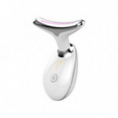 Masajeador Facial Marielle con Luz LED y Microcorriente EMS, Blanco