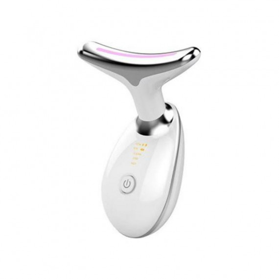 Masajeador Facial Marielle con Luz LED y Microcorriente EMS, Blanco