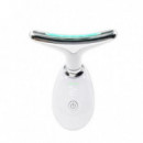 Masajeador Facial Marielle con Luz LED y Microcorriente EMS, Blanco