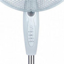 Ventilador de Pie Jocca de 40W (40cm/16") con Mando a Distancia Blanco
