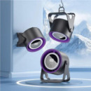 Ventilador de Escritorio Forever con Lámpara y Batería 1800mAh, Incluye Soporte Adicional
