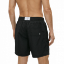 Bañador Guess negro estampado logos