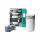 Contenedor de Pañales Sangenic Twist&click Blanco+ 4 Recambios  TOMMEE TIPPEE