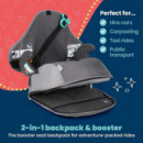 Asiento Elevador y Mochila Boost a Pak Gris  TRUNKI