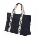 Bolso Family Bag Signature Negro  CHILDHOME