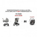 Pack Trio Balios S Lux Travel Set (chasis+silla+cot S+cloud G+adaptadores)  CYBEX