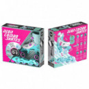 Patines Combo Neon Turquesa Rosa (34-38)  YVOLUTION