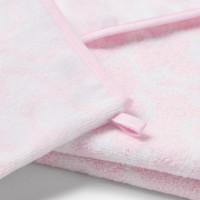 TOUS Toalla/capa de Baño con Manopla Rosa