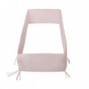 Protector de Cuna 360 Liso Rosa Empolvado  CAMBRASS