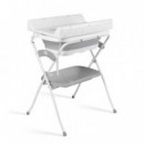 Bañera Plegable con Cambiador y Cojin Reductor Zoe Gris  MS