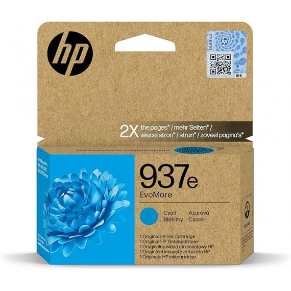 Tinta HP 937E Cian