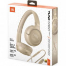Auriculares JBL Tune 530C con Cable y Conexión Usb-c Beige