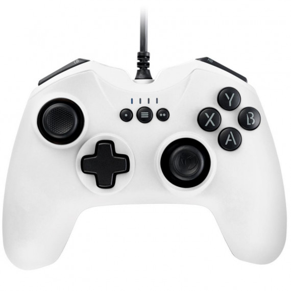 Gamepad NACON con Cable para Pc con Vibración Blanco