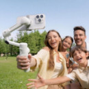 Gimbal para Smartphone INSTA360 Flow 2, Estabilizador Plegable con Ia para Teléfono, Blanco