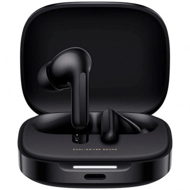 Auriculares BLUETOOTH XIAOMI Redmi Buds 6 con Cancelaci&oacute;n Activa de Ruido Negro