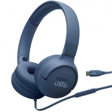 Auriculares JBL Tune 530C con Cable y Conexi&oacute;n Usb-c Azul