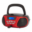 Reproductor de CD Portátil, Radio Fm, Bluetooth, Usb, AIWA BBTU-300RD