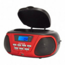 Reproductor de CD Portátil, Radio Fm, Bluetooth, Usb, AIWA BBTU-300RD