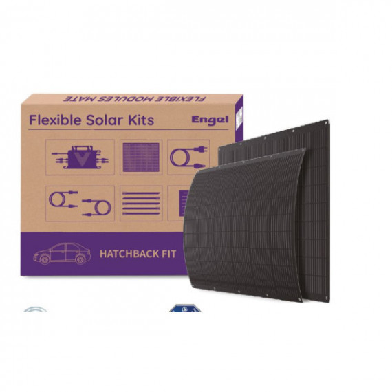 Kit Solar para Balcón con 2 Placas Flexibles 400W de ENGEL