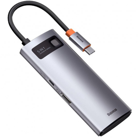 Hub 5-1 BASEUS CAHUB-CX0G Usb-c To 3X USB 3.0 + HDMI + Usb-c Pd