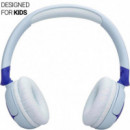 Auriculares BLUETOOTH JBL Junior 320BT Infantil con Control Parental Azul