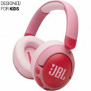Auriculares BLUETOOTH JBL Junior 470NC con Cancelación de Ruido Rosa
