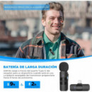 Micrófono Lavalier BOYA BY-V1 sin Cable 2.4HGZ con Lightning