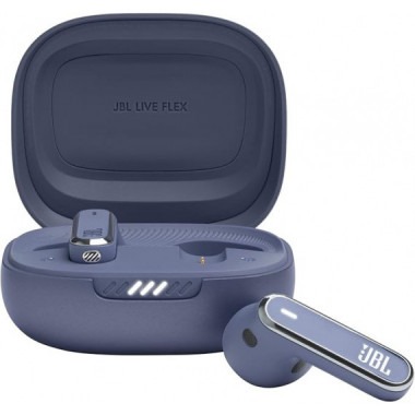 Auriculares BLUETOOTH JBL Live Flex Azul con Cancelaci&oacute;n de Ruido