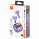 Auriculares BLUETOOTH JBL Live Beam 3 con Cancelación de Ruido Púrpura