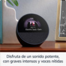 Altavoz Despertador Inteligente BLUETOOTH Echo Spot con Alexa, Negro  AMAZON