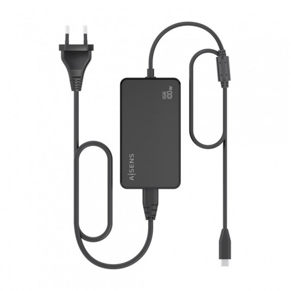 Cargador de Sobremesa Gan 100W PD3.0 1XUSB-C 1.8M AISENS