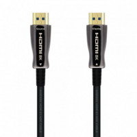 Cable HDMI V2.1 Aoc Fibra Optica Ultra Alta Velocidad Uhs 8K@60HZ/4K@120HZ 4:4:4 48GBPS 100 Metros  AISENS