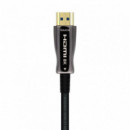 Cable HDMI V2.1 Aoc Fibra Optica Ultra Alta Velocidad Uhs 8K@60HZ/4K@120HZ 4:4:4 48GBPS 100 Metros  AISENS