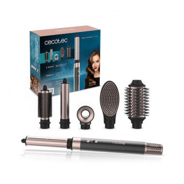 Cepillo de Aire de Pelo 6 en 1 CECOTEC Ceramiccare Airglam