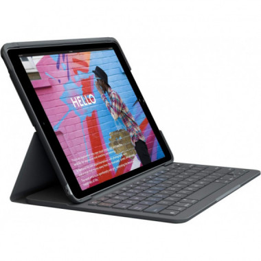 Funda con Teclado LOGITECH Slim Folio Inal&aacute;mbrico Integrado para Ipad 7&ordf; Generaci&oacute;n