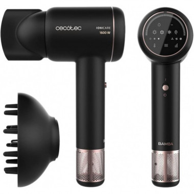 Secador de Pelo I&oacute;nico CECOTEC Bamba Ionicare Rockstar Ion Touch con Motor Digital