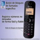 Teléfono Inalámbrico PANASONIC KX-TGC250