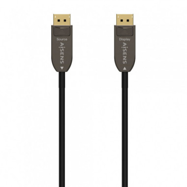 Cable Displayport Aoc V1.4 8K@60HZ 4K@120HZ 4:4:4 32.4GBPS, 50MTRS.  AISENS
