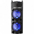 Altavoz BLUETOOTH AIWA KBTUS-900 con Karaoke 800W + 2 Micrófonos